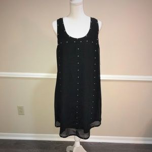 NWT! Ivy + Blu Black Sleeveless Dress sz 10